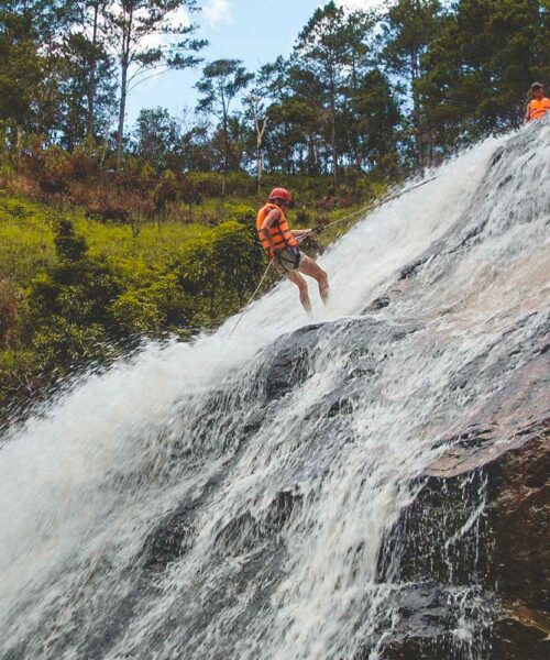 Dalat Canyoning Adventure: Conquer Waterfalls & Natural Slides at Datanla
